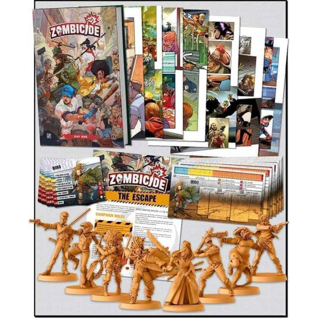 Zombicide Invader Comic Book Plus Promos Kickstarter Board Game