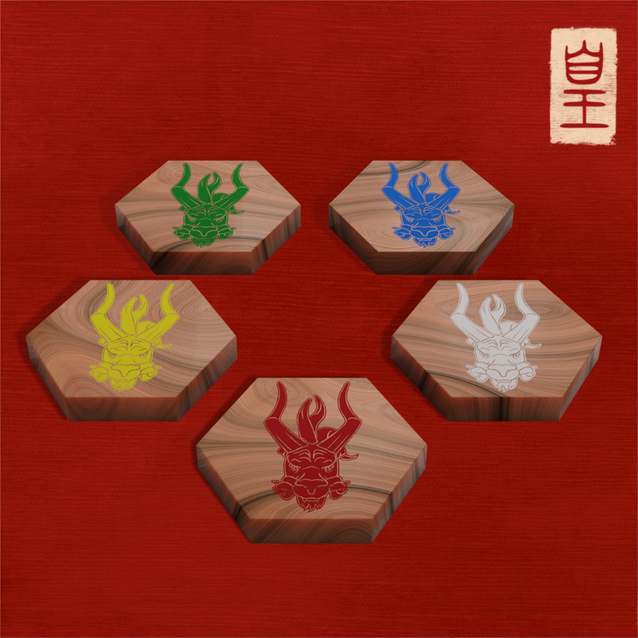 Huang Wooden Leaders Set Pre Order Board Game Emporium huang-wooden-leaders-set-pre-order-board-game-emporium