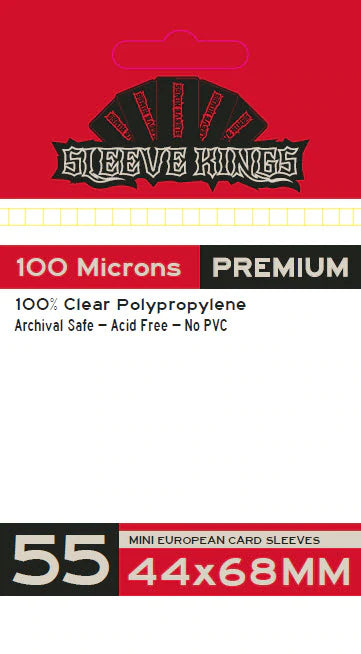 sleeves for archenemy cards Sleeve Kings Premium Mini European Card Sleeves (SKS-9902) – Board Game  Emporium