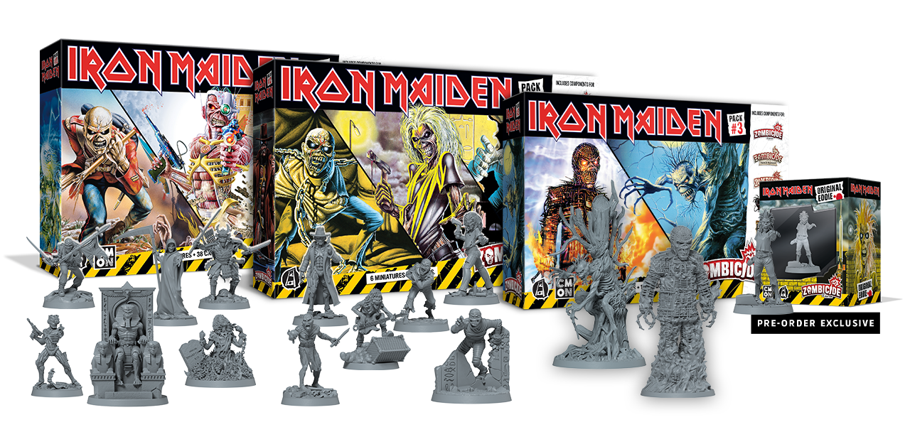 Zombicide Iron Maiden Character Packs (PreOrder) Board Game Emporium
