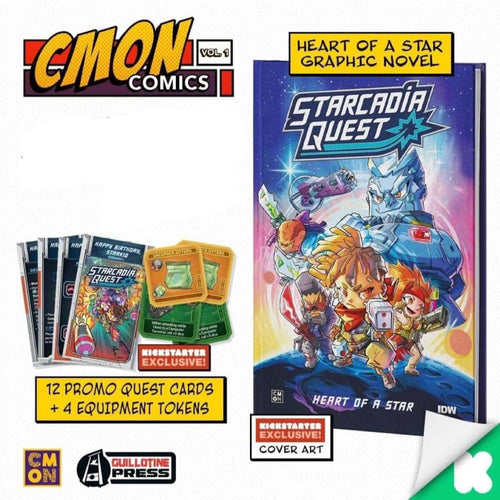 CMON Comic Booc Vol.1 Starcadia Quest Kickstarter promo collection