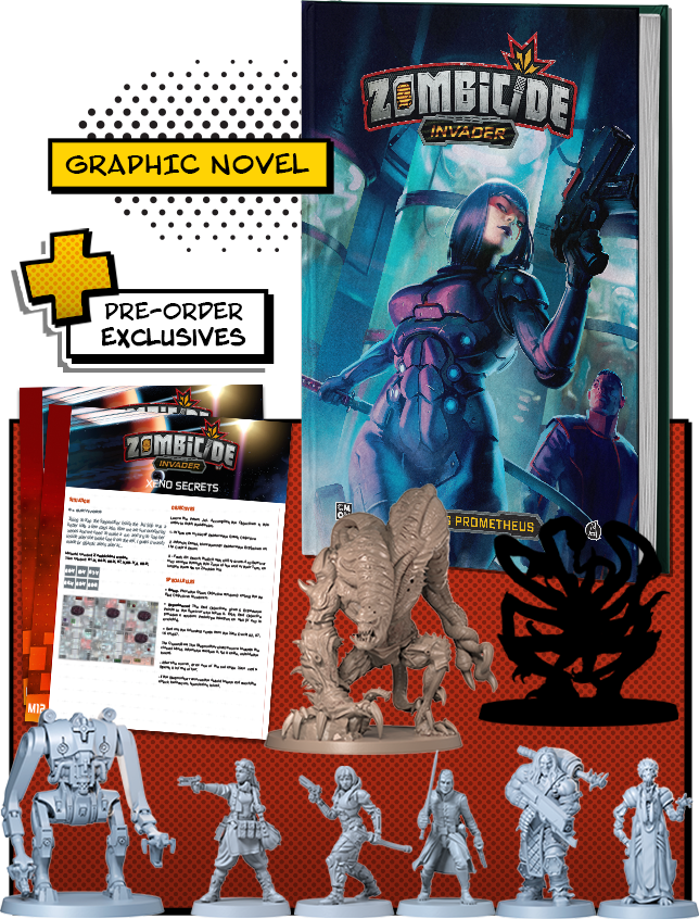CMON Comics Vol. 2: Zombicide Invader Promos & Miniatures (Pre-Order)