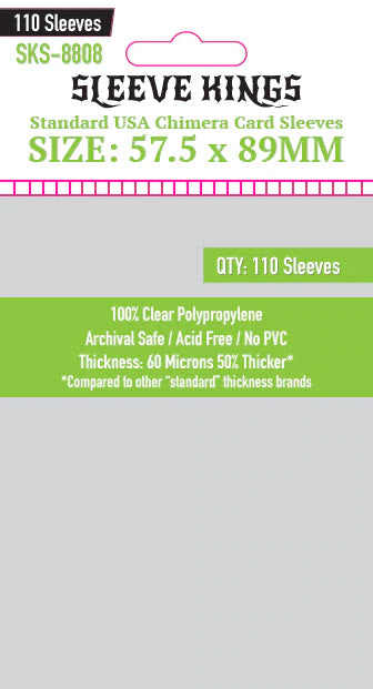 Sleeve Kings Standard USA Chimera Card Sleeves (SKS-8808)