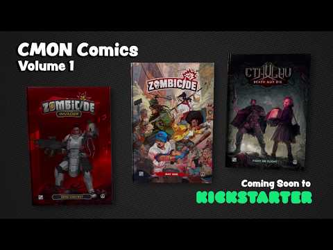 Zombicide Invader Comic Book Plus Promos Kickstarter Board Game